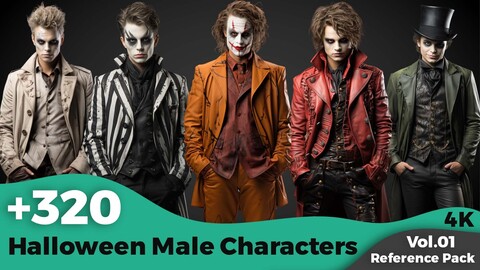 +320 Halloween Male Character Concept (4k)