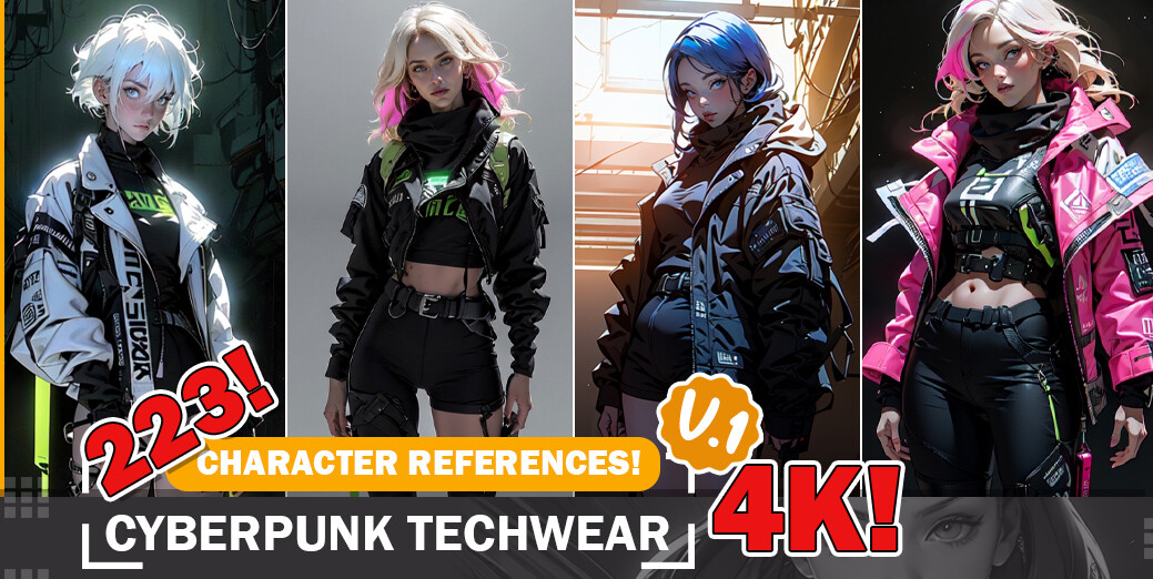 ArtStation - Cyberpunk Techwear Characters