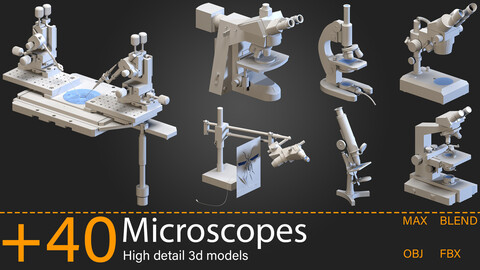 +40-Microscopes-Kitbash