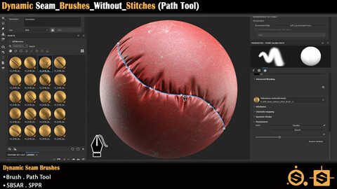 Dynamic Seam_Brushes_Without_Stitches (Path Tool)-Vol2