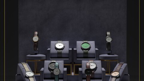 Luxury-Watch-Display-3d model