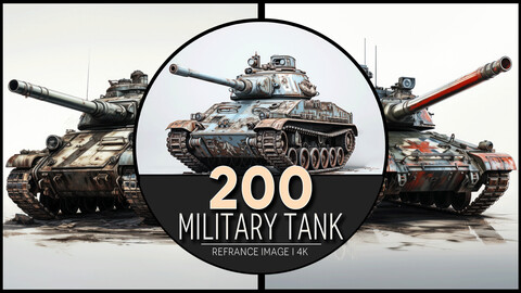 Military Tank 4K Reference/Concept Images