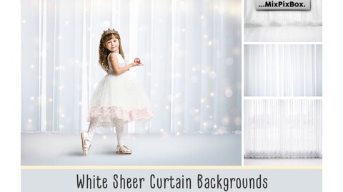 White Sheer Curtain Backgrounds