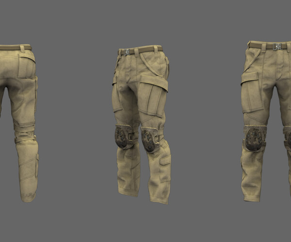 ArtStation - Military Uniform for female | Game Assets