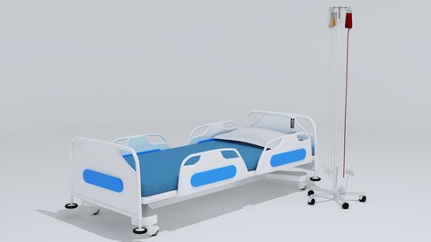 Hospital Bed 7 - 4K