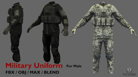 Military Uniform for male