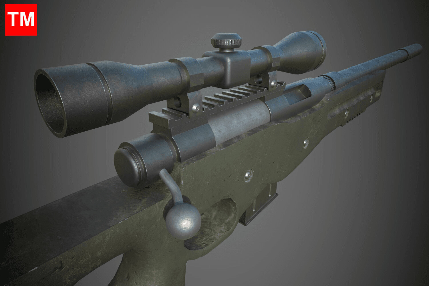 ArtStation - L96A1 | Game Assets