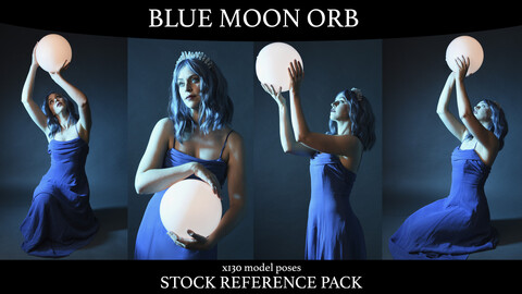 x130 Blue Moon Orb  - Stock model reference pack