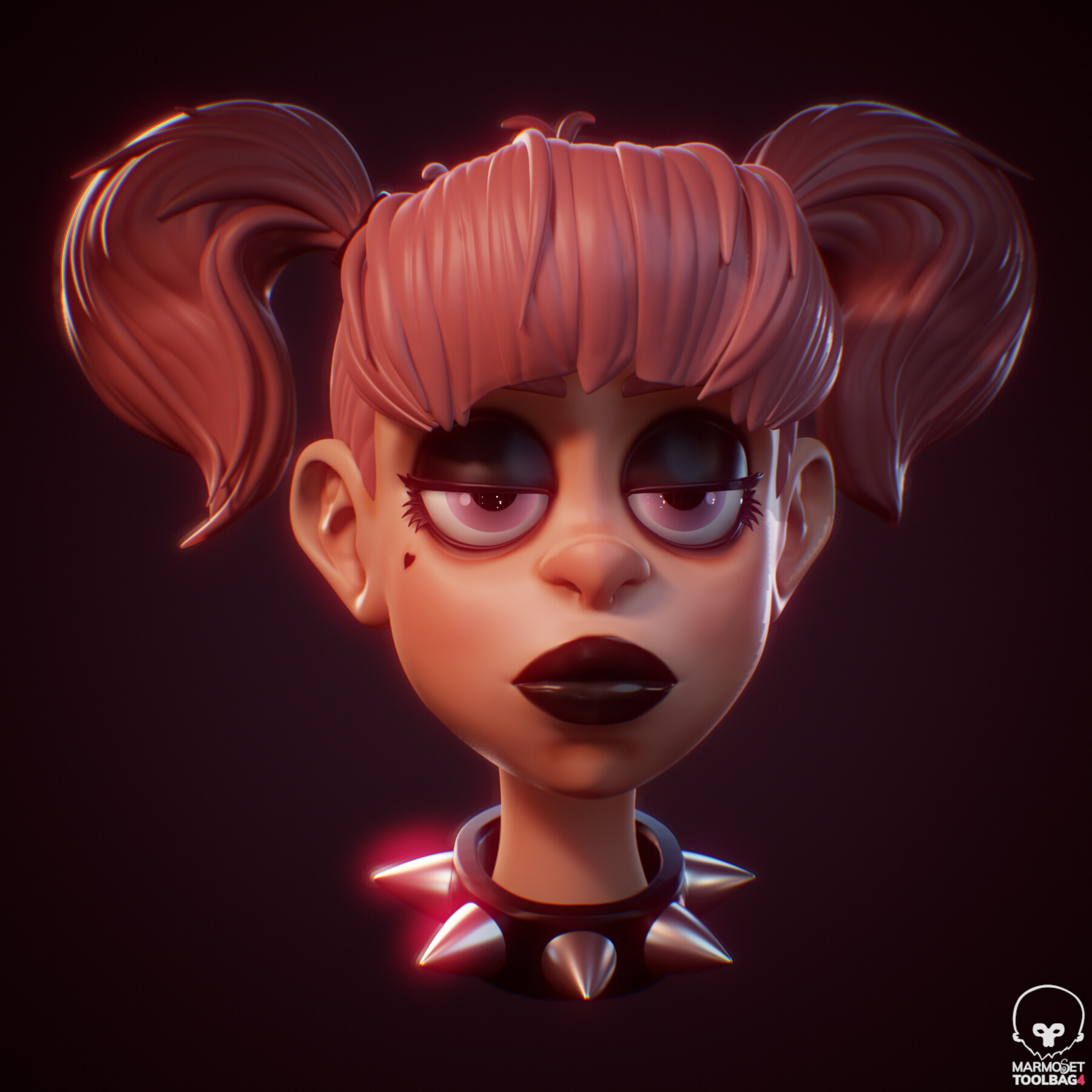 ArtStation - GOTH GIRL - 3D MODEL | Resources