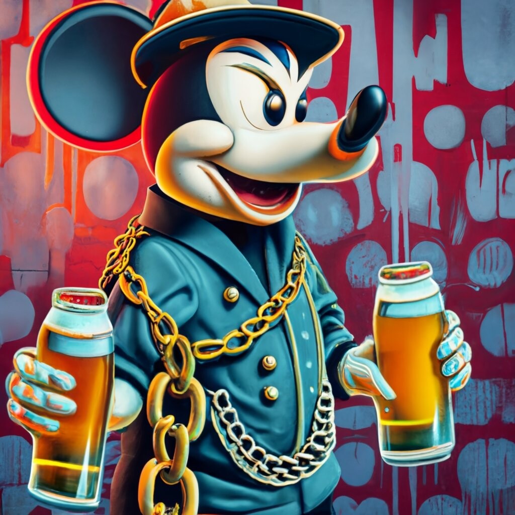 ArtStation Mickey Mouse gangster Artworks