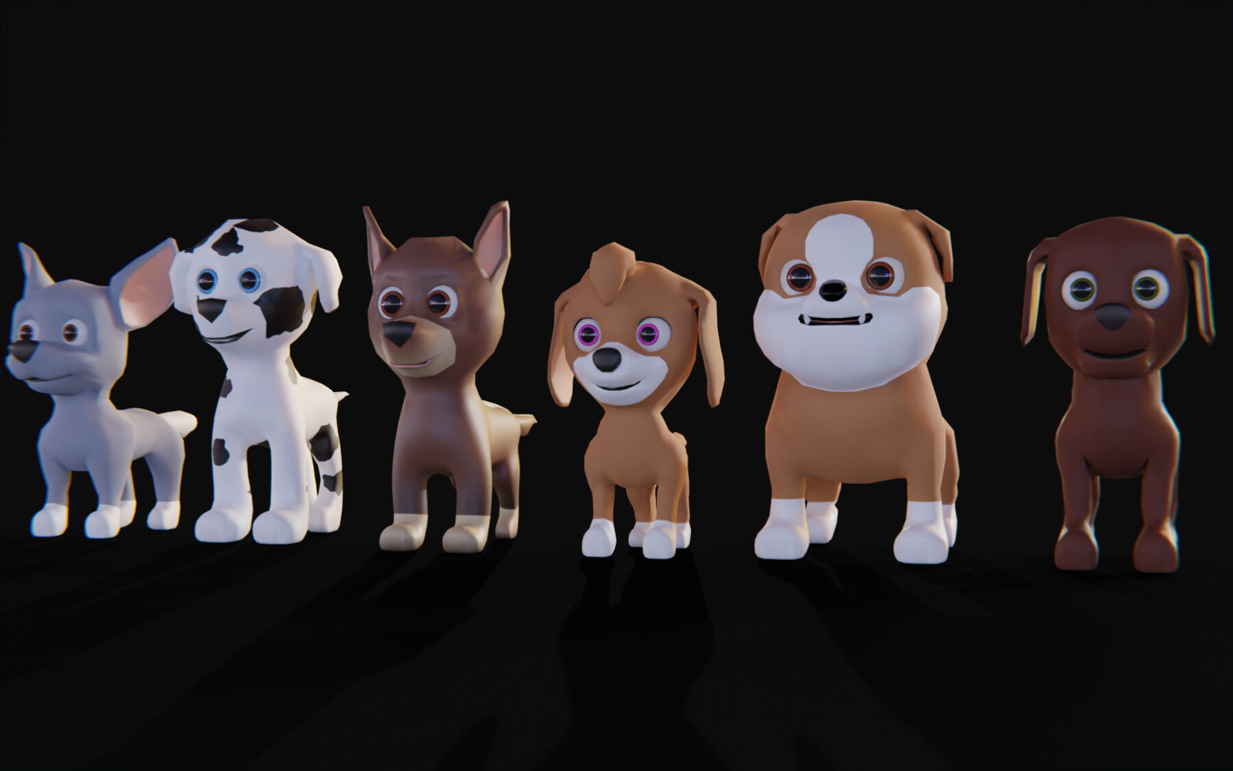 3D model Fnaf like dog singer animatronic VR / AR / low-poly