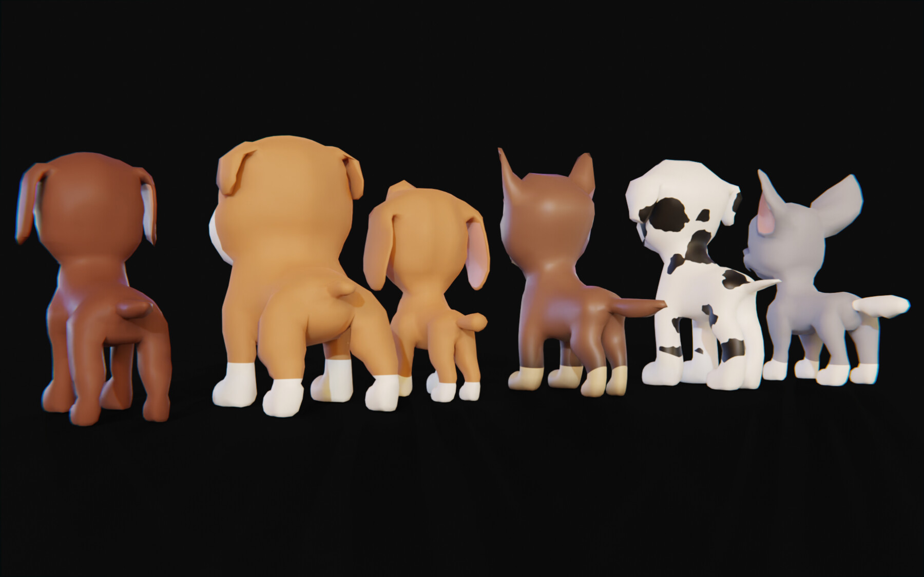 3D model Fnaf like dog singer animatronic VR / AR / low-poly