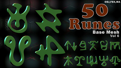 50 Runes Base Mesh Vol 6