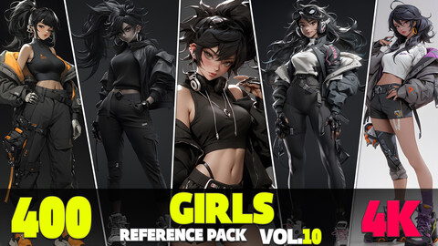 400 4K Girls Reference Pack Vol.10