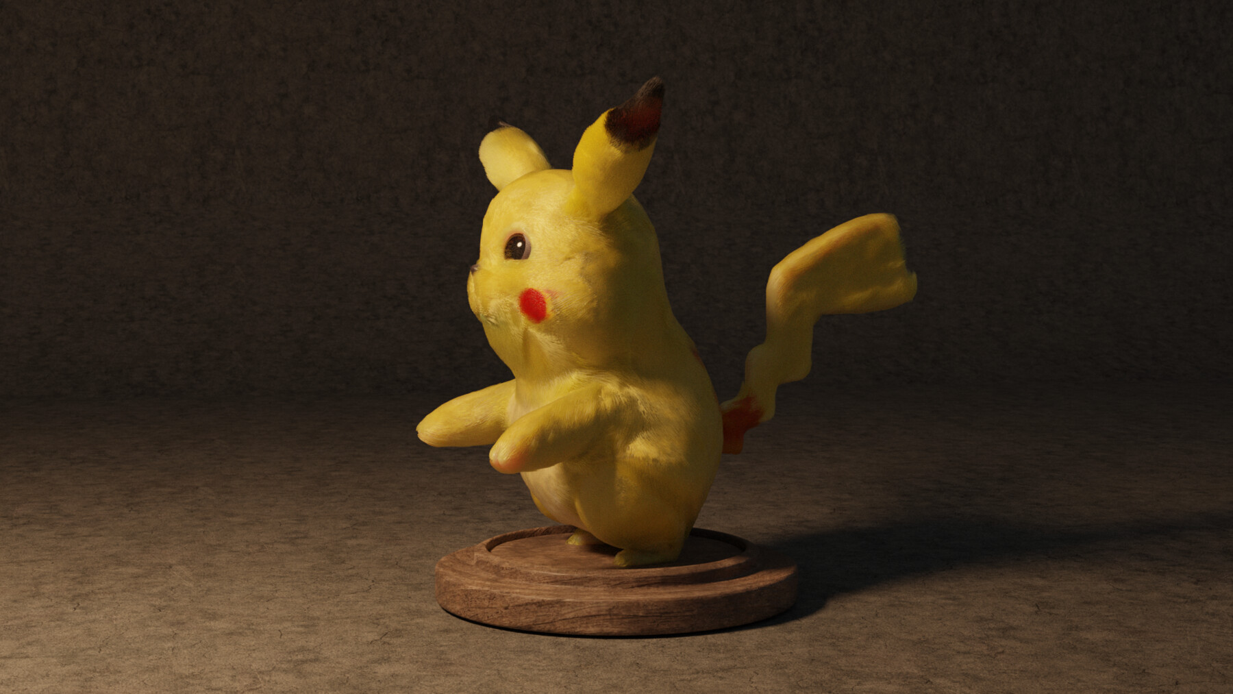 ArtStation - Pokémon- Pikachu sculpture