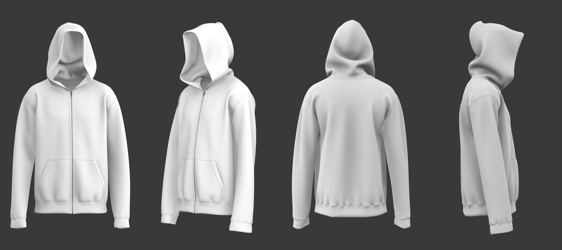 ArtStation - Hoodie with zipper | Resources