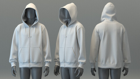 Zippered Hoodie