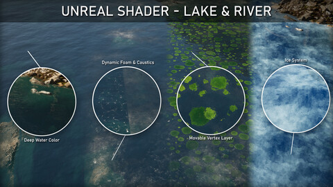 Unreal Shader : Lake & River