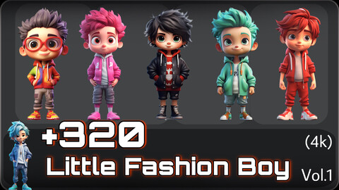 +320 Little Fashion Boy Concept (4k)