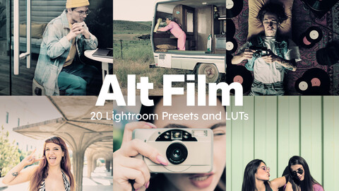 20 Alt Film LUTs & Lightroom Presets