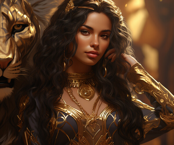 ArtStation - [1] Gorgeous AI Goddesses | Midjourney AI Art Goddess ...