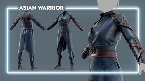 Asian Warrior Cloth