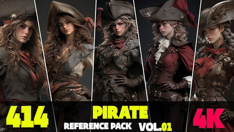 414 4K Pirate Reference Pack Vol.01