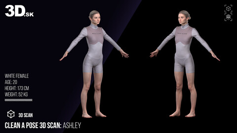 Clean A Pose 3D Scan | Ashley