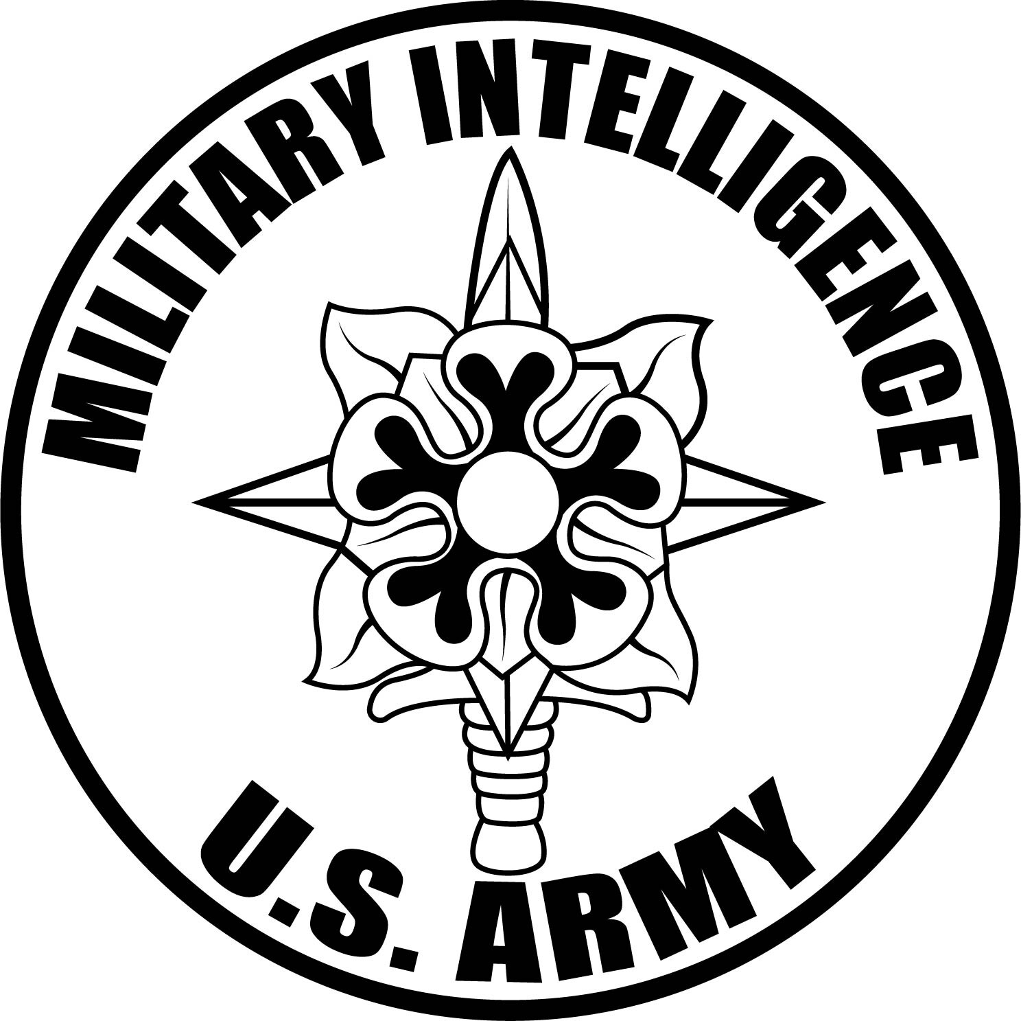 ArtStation - U.S. ARMY MILITARY INTELLIGENCE BRANCH PLAQUE PATCH VECTOR ...