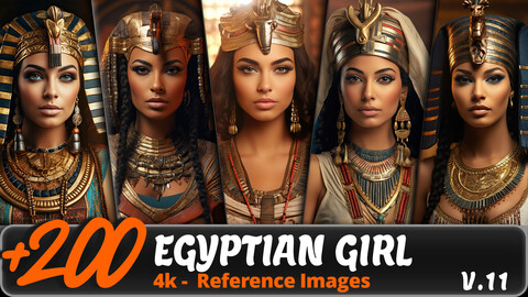 EGYPTIAN GIRL VOL. 11/ 4K/ Reference Image