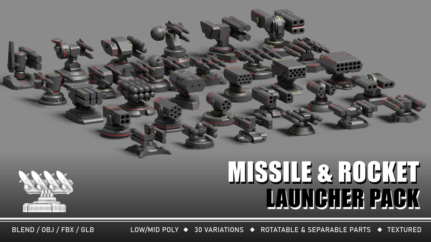 ArtStation - M390 Missile Launcher