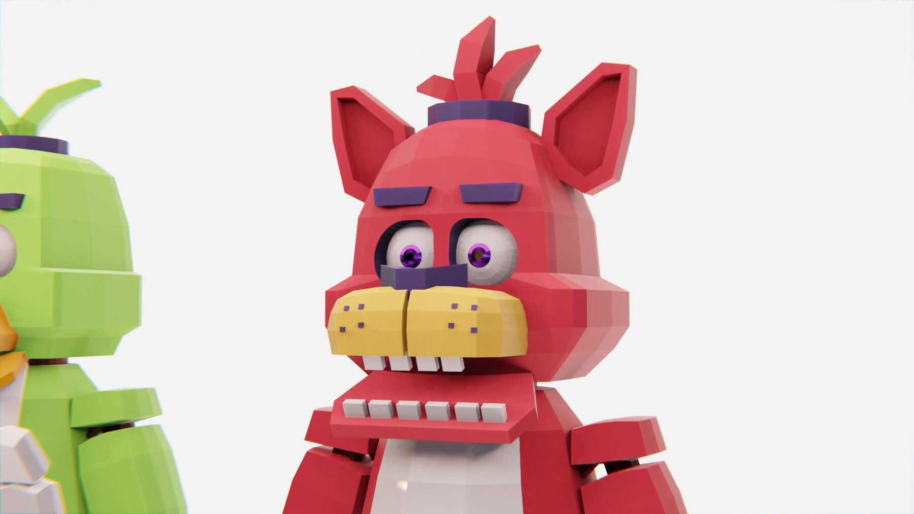 ArtStation - Animatronics character low poly fnaf