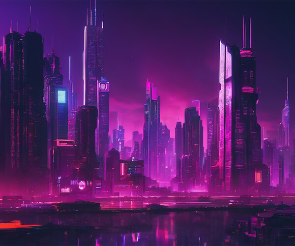 ArtStation - Citylight Cyberpunk | Artworks