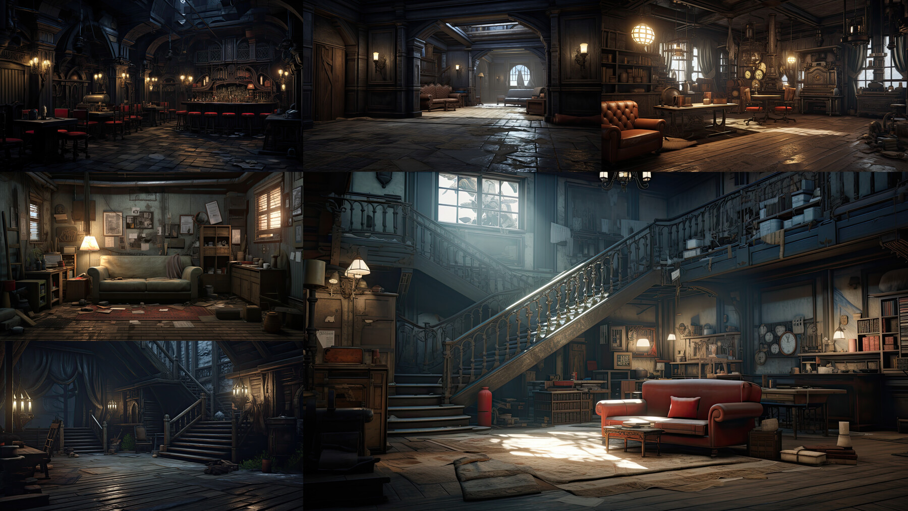 ArtStation - 205 arts - Enigma Enclave Environment - Interior Reference ...