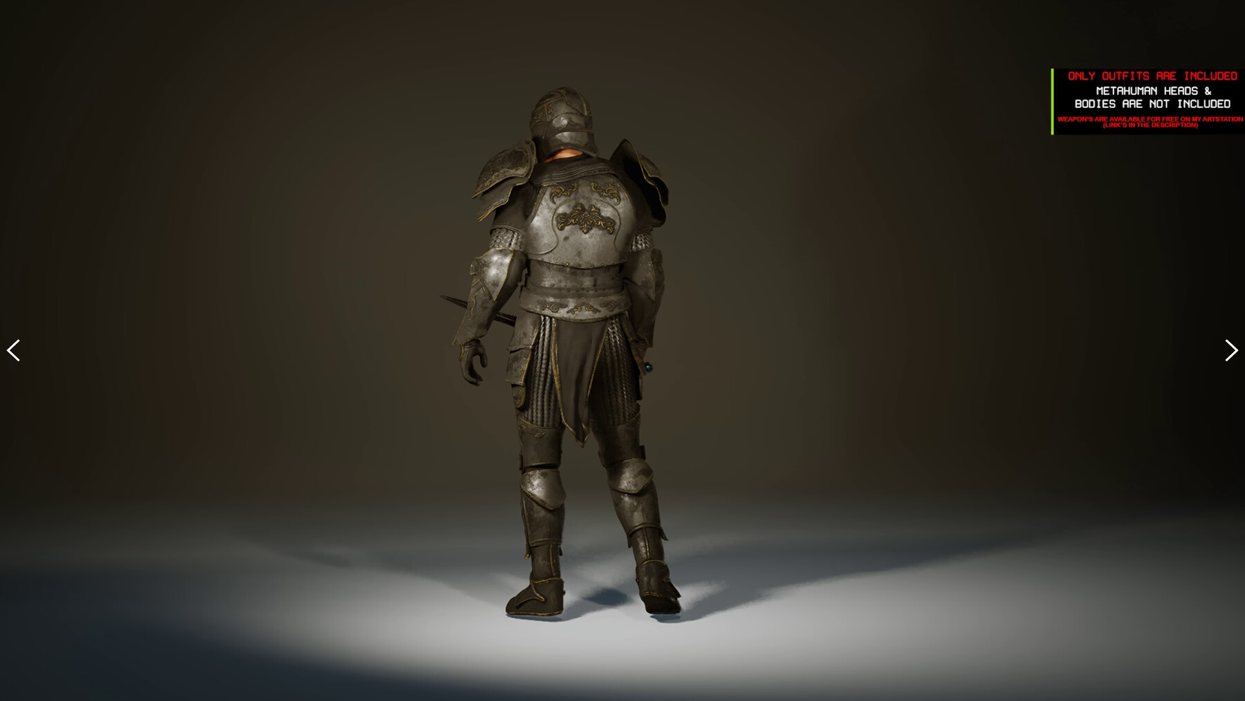 Modular Heavy Armour in Characters - UE Marketplace