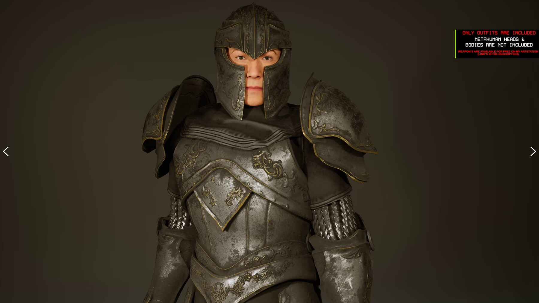 Modular Heavy Armour in Characters - UE Marketplace