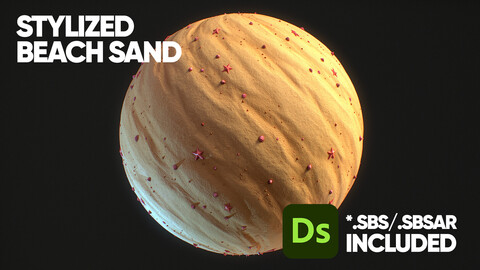 Stylized Beach Sand Material