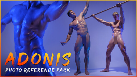 Adonis-Photo Reference Pack For Artists 301 JPEGs