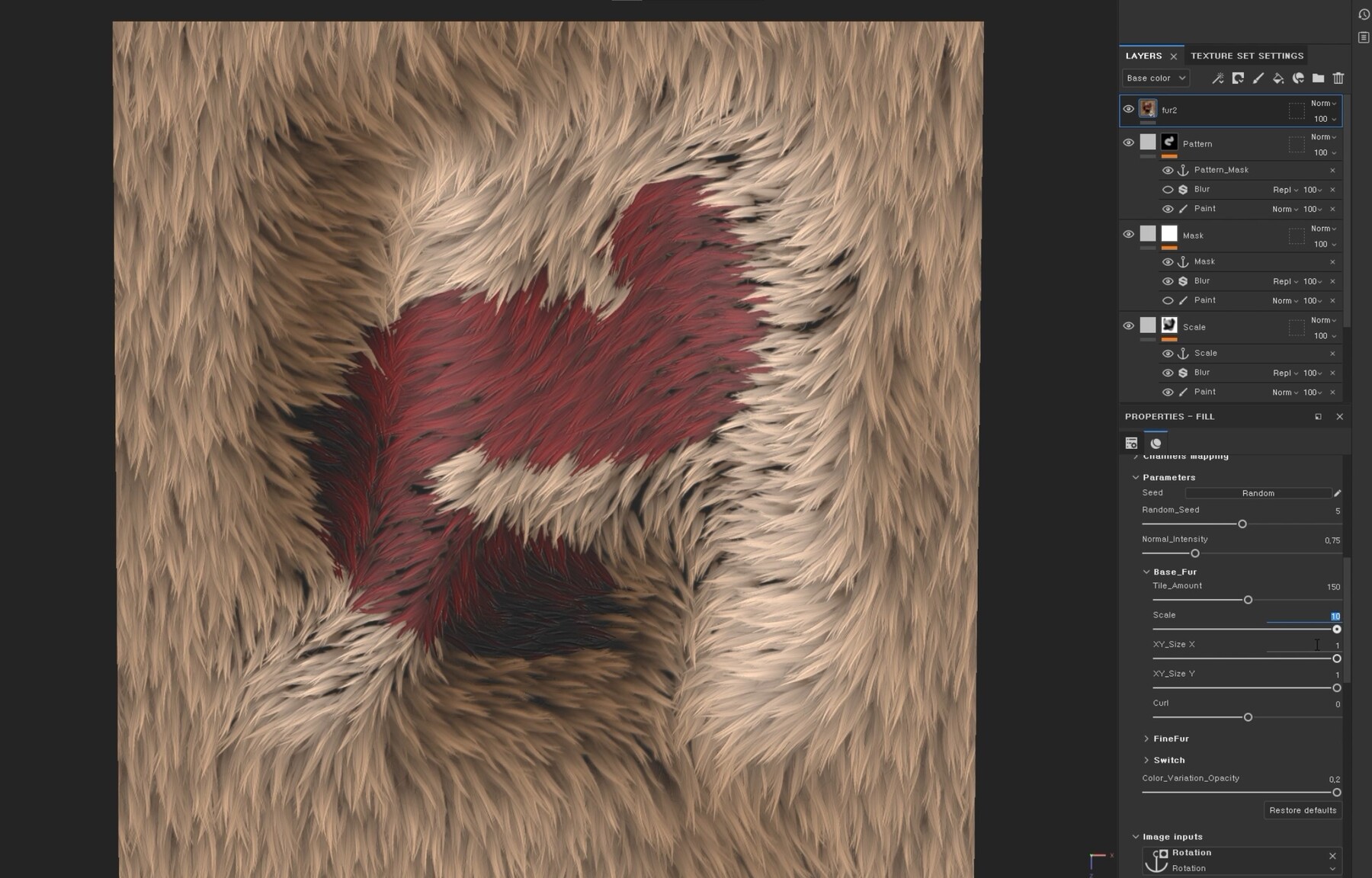 ArtStation - Fur Material(Substance Painter) | Resources