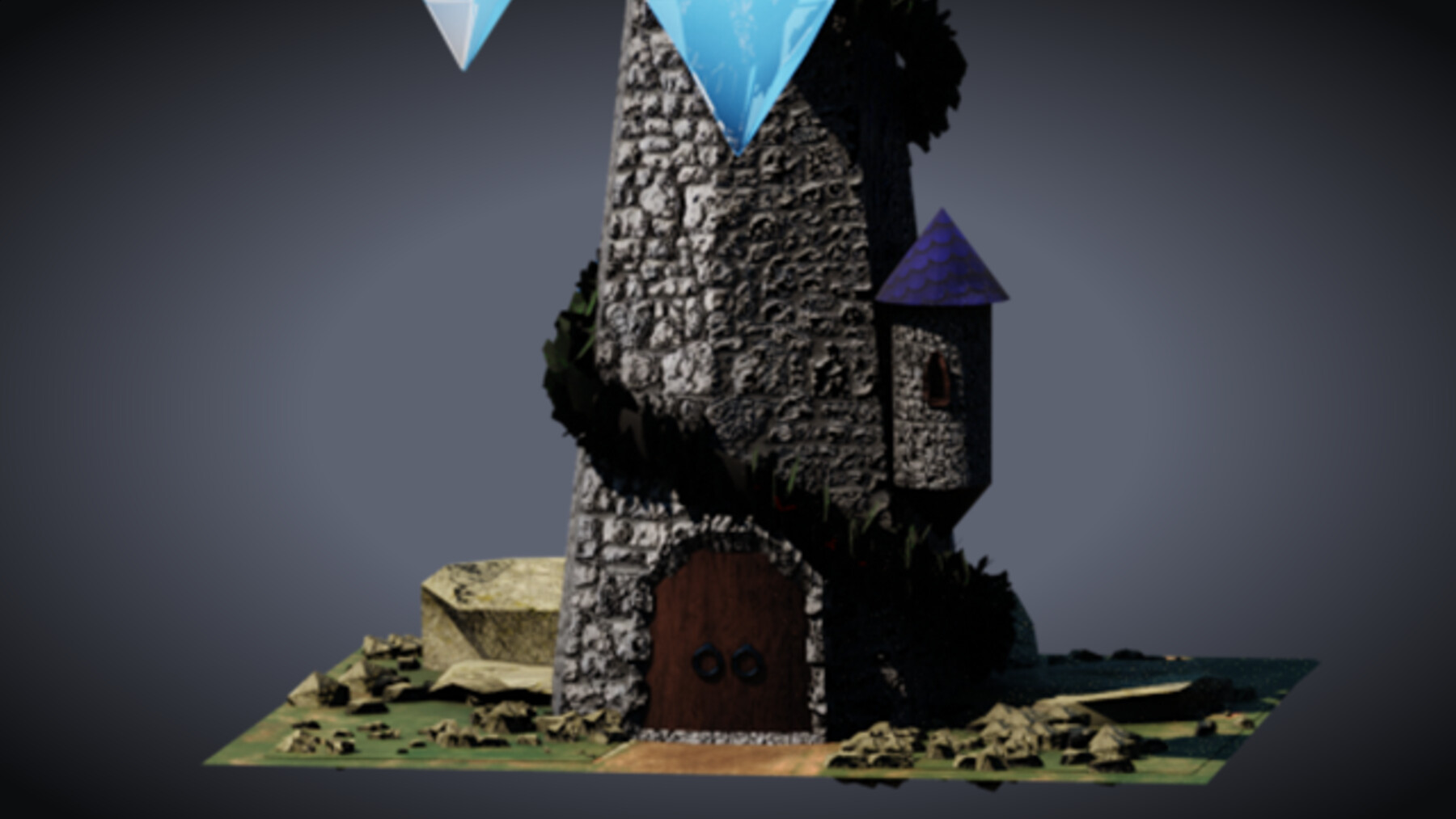 Free Stone Tower Game Assets 