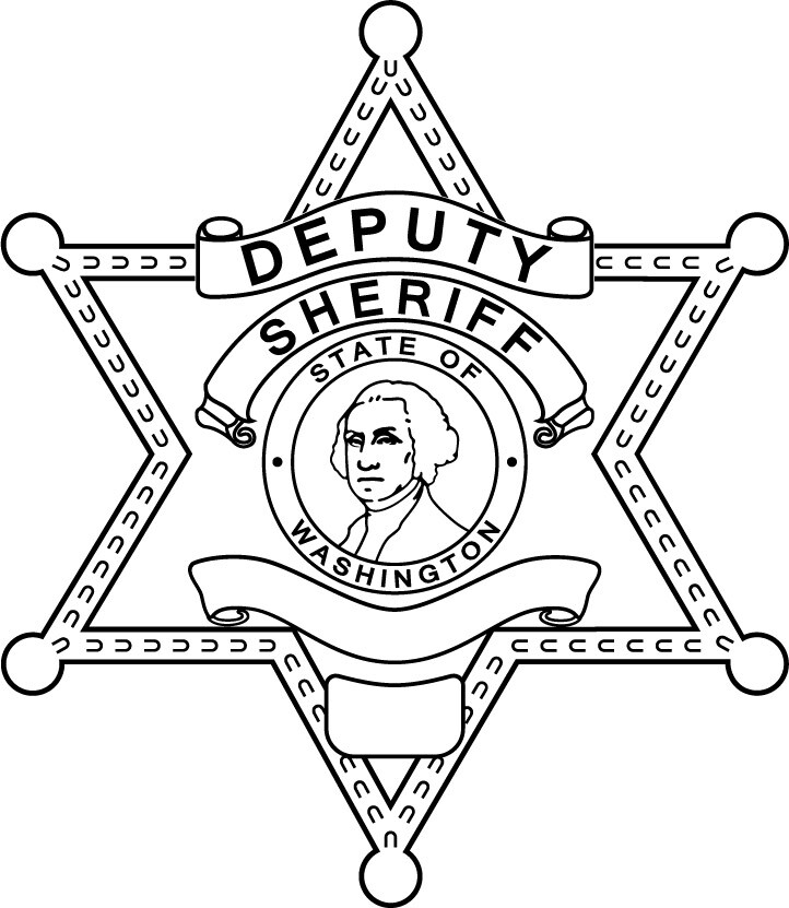 ArtStation - Washing State Deputy Sheriff Svg vector badge 6 star ...