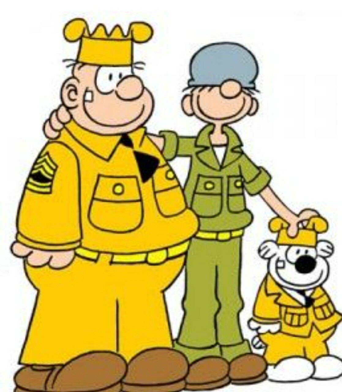 ArtStation - Beetle Bailey, Sergeant Snorkel and Otto | Resources