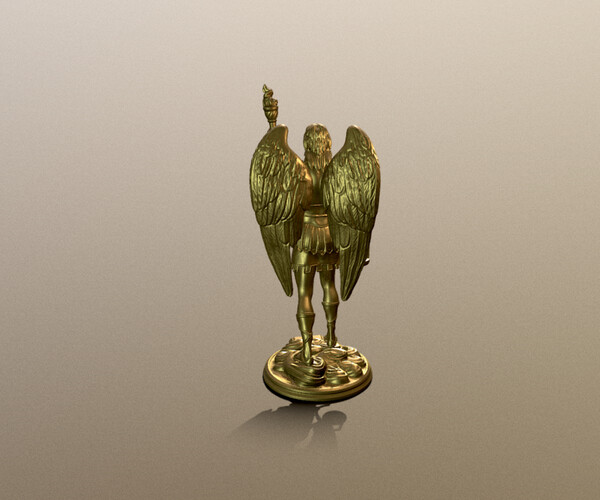 ArtStation - Statue of Archangel Uriel for 3D Printing | Resources