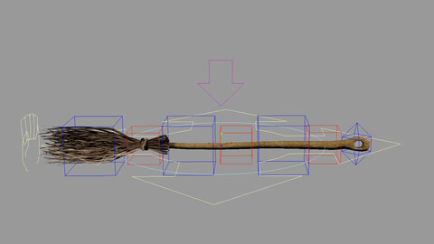 Broom RIG MAYA 2020+(currently for free)