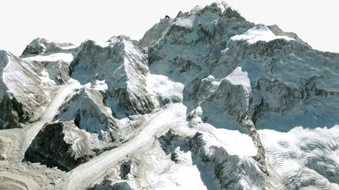 Mountain landscape Kanchenjunga Himalayas