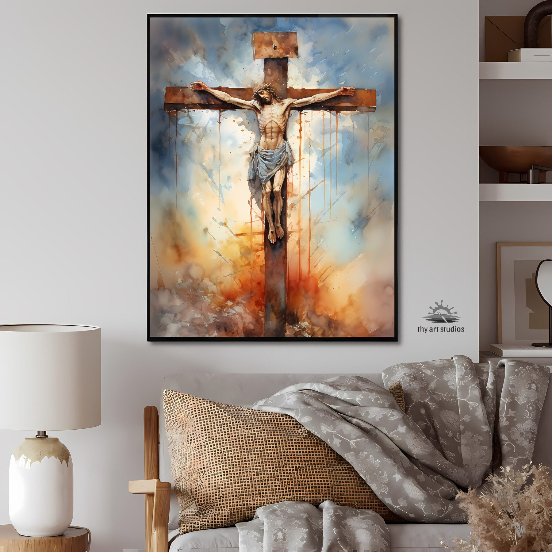 ArtStation - Prince of Peace Watercolor Painting, Jesus Art ...