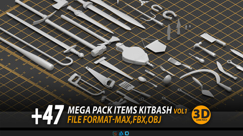 Mega pack items kitbash