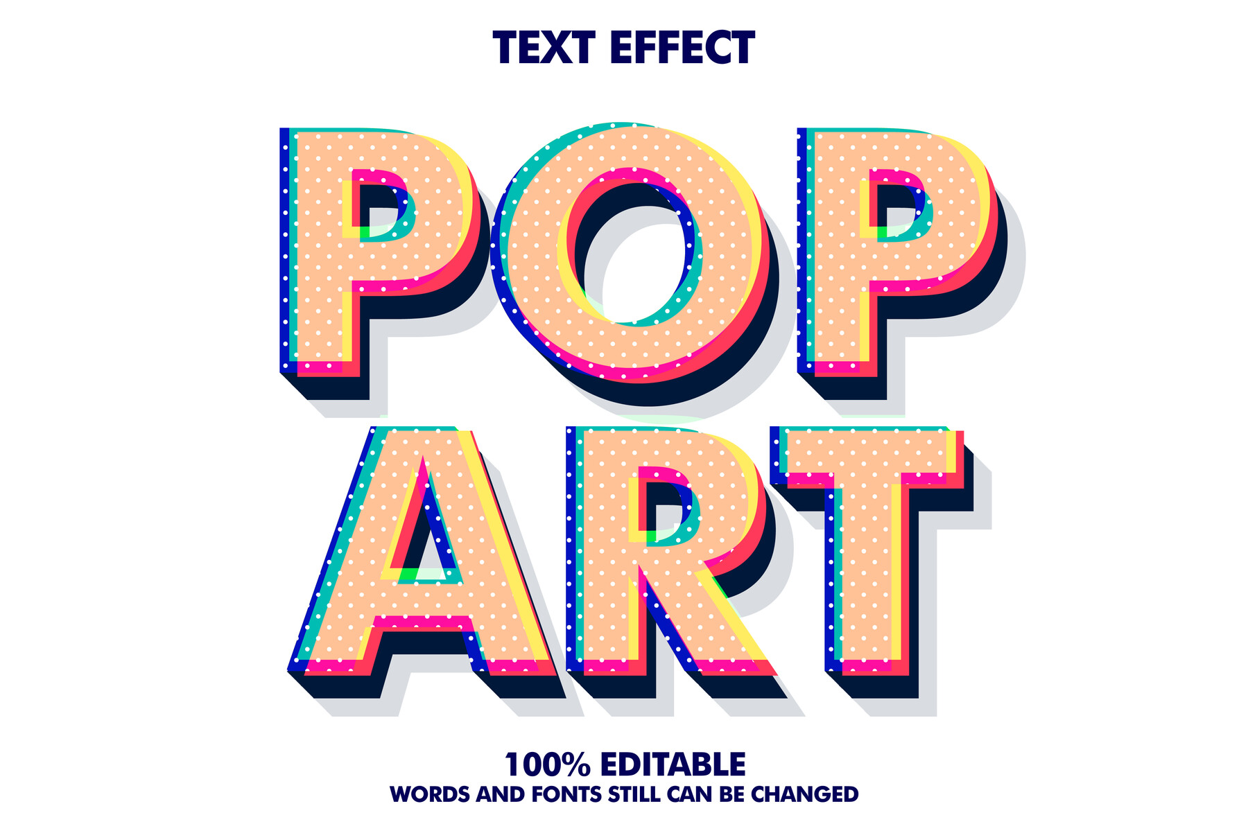 Pop-art Text Effect