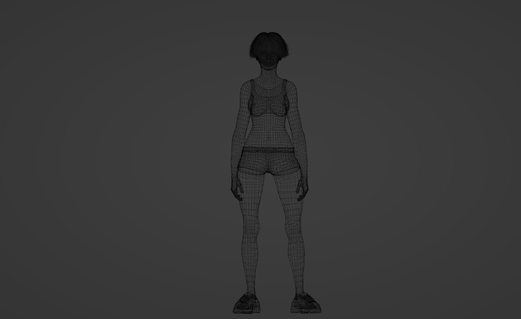 Woman body model sculpting free 3D model