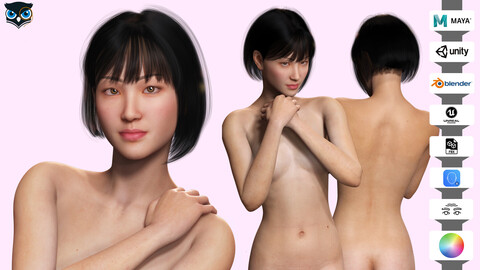 Asian Woman Perfect Base Shape v2